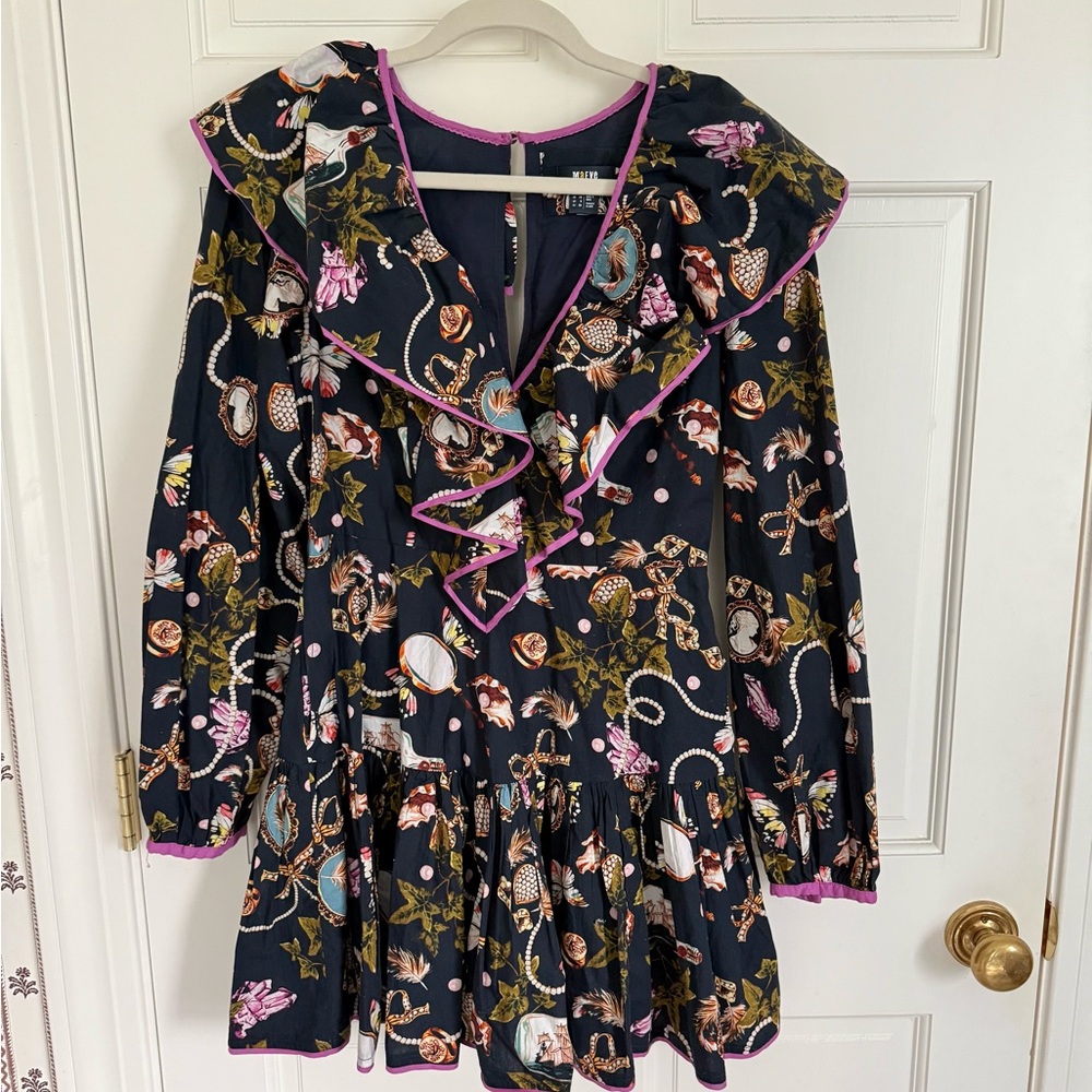 Anthropologie Maeve Multicolor Patterned Dress